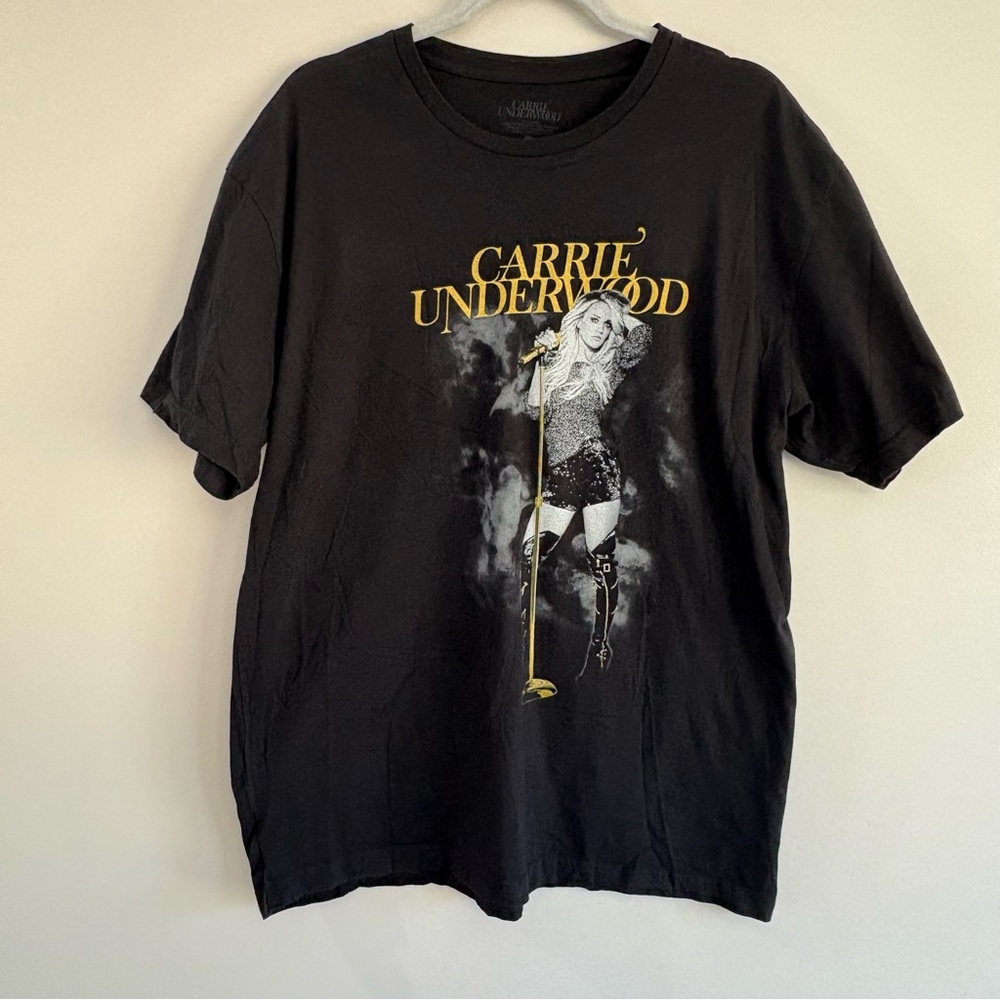Carrie Underwood The Cry Pretty Tour 360 Black Country Concert T Shirt Size XL